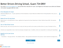 Tablet Screenshot of guamdrivingschool.com